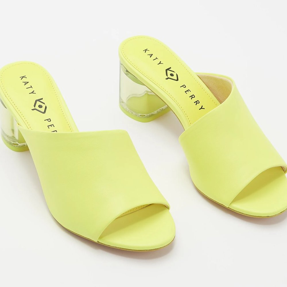 Katy Perry Asymmetric Heeled Slide Sandals - Picture 5 of 6